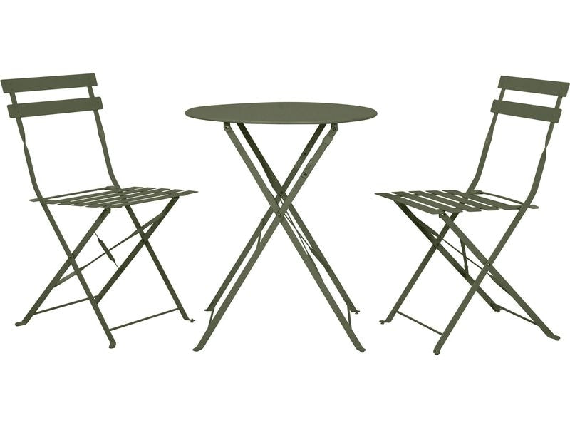 Schou Bistro-Set Sam 42 x 46 x 80cm – Grün