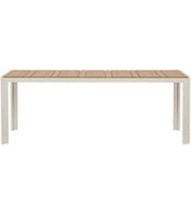 Schou Tisch Noah 205 x 90cm – Grau, Teak