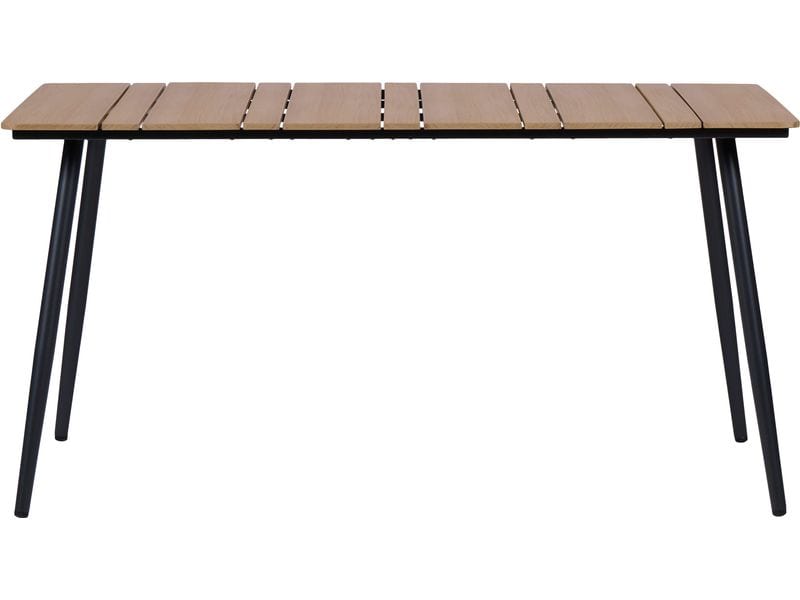 Schou Tisch Hugo 146 x 85 x 74cm – Schwarz, Teak