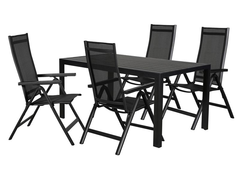 Schou Tisch Noah 150 x 90cm – Schwarz