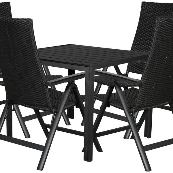 Schou Tisch Noah 90 x 90cm – Schwarz