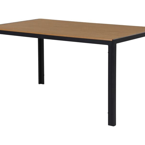 Schou Tisch Noah 150 x 90cm – Schwarz, Teak