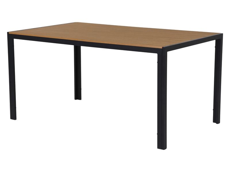 Schou Tisch Noah 150 x 90cm – Schwarz, Teak