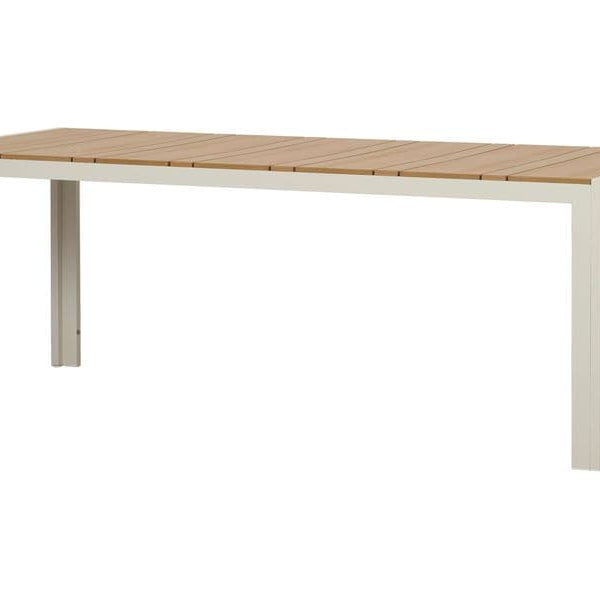 Schou Tisch Noah 205 x 90cm – Grau, Teak