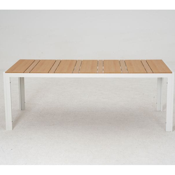 Schou Tisch Noah 205 x 90cm – Grau, Teak