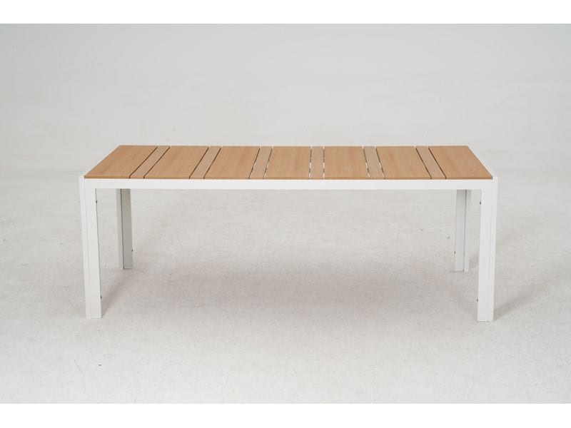 Schou Tisch Noah 205 x 90cm – Grau, Teak