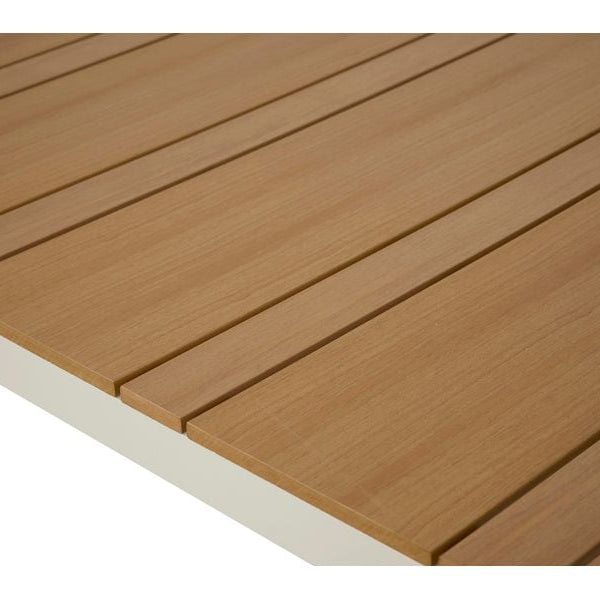 Schou Tisch Noah 205 x 90cm – Grau, Teak