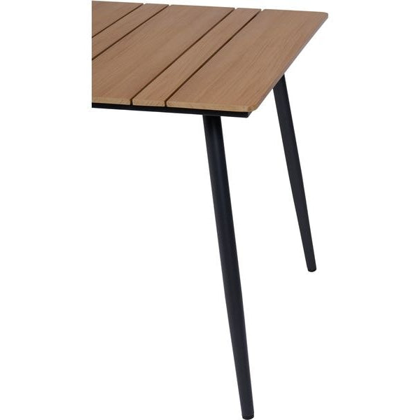 Schou Tisch Hugo 146 x 85 x 74cm – Schwarz, Teak
