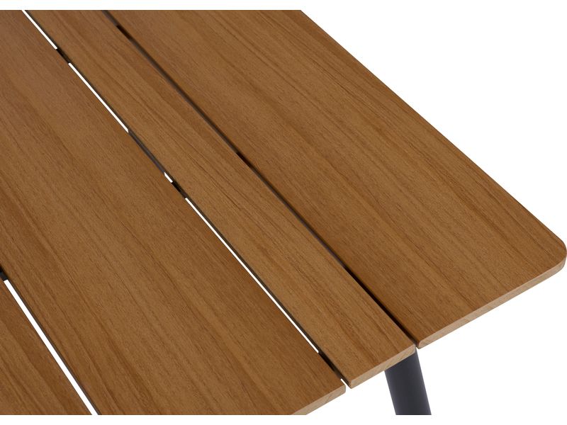 Schou Tisch Hugo 146 x 85 x 74cm – Schwarz, Teak