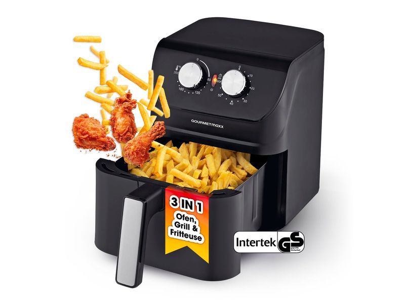 GOURMETmaxx Heissluft-Fritteuse 4 l