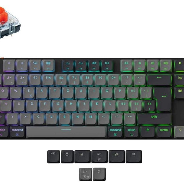 Keychron Gaming-Tastatur K1 QMK Version 6 Red Switch