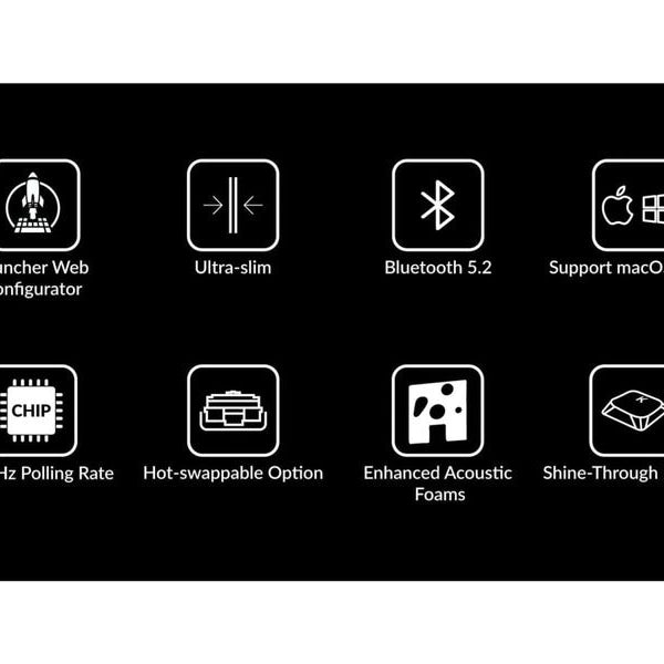 Keychron Gaming-Tastatur K1 QMK Version 6 Red Switch