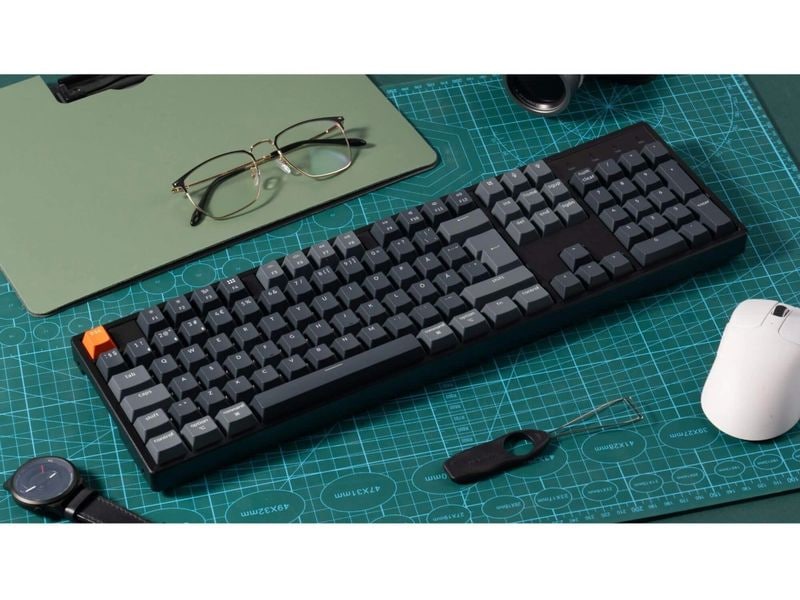 Keychron Gaming-Tastatur K10 QMK Version 2 Red Switch