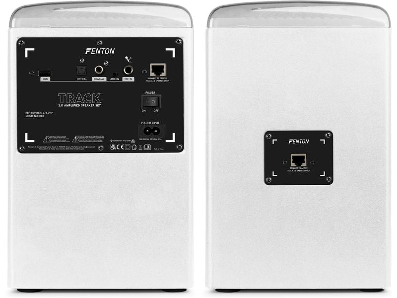 Fenton Lautsprecher Track 2.0 weiss