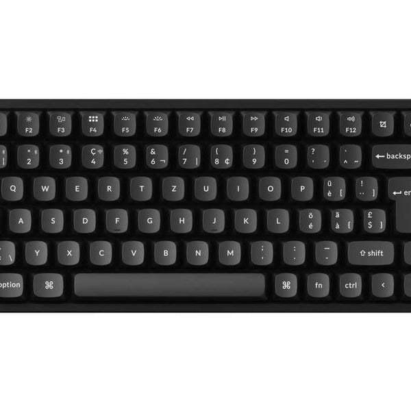Keychron Gaming-Tastatur K2 HE Black Wood Magnetic Switch