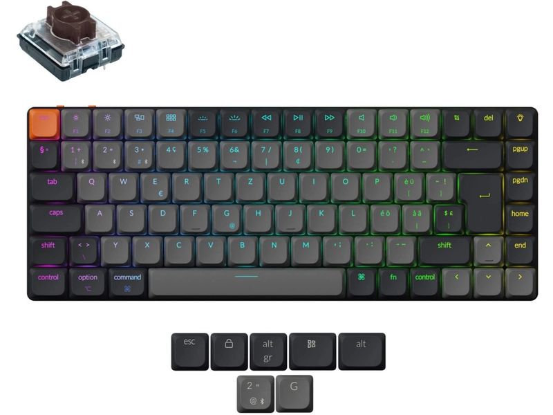 Keychron Gaming-Tastatur K3 QMK Version 3 Brown Switch