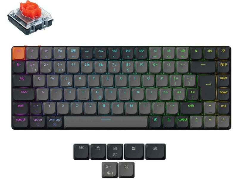 Keychron Gaming-Tastatur K3 QMK Version 3 Red Switch