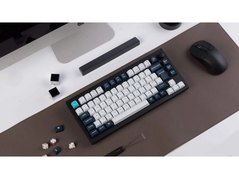 Keychron Gaming-Tastatur Q1 Max Black QMK Brown Switch