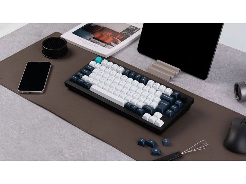 Keychron Gaming-Tastatur Q1 Max Black QMK Brown Switch