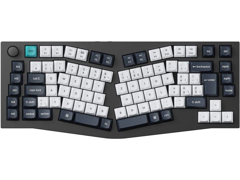 Keychron Gaming-Tastatur Q10 Max Black QMK Red Switch