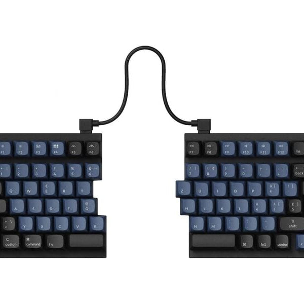 Keychron Gaming-Tastatur Q11 Black QMK Brown Switch