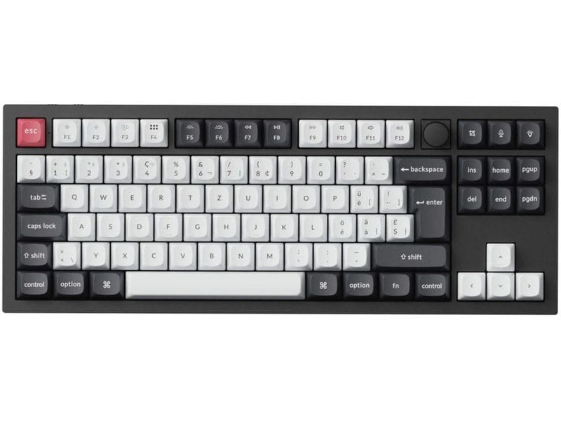 Keychron Gaming-Tastatur Q3 HE Carbon Black QMK Magnetic Switch
