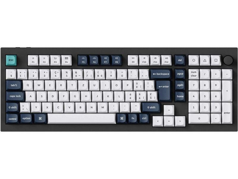Keychron Gaming-Tastatur Q5 Max Black QMK Red Switch