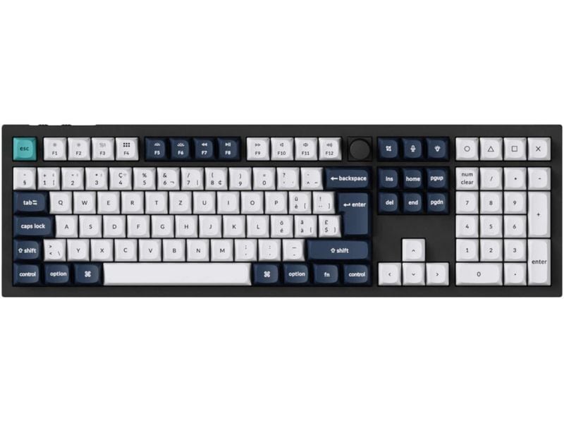 Keychron Gaming-Tastatur Q6 Max Black QMK Brown Switch