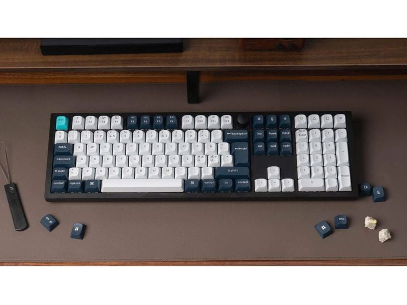 Keychron Gaming-Tastatur Q6 Max Black QMK Brown Switch