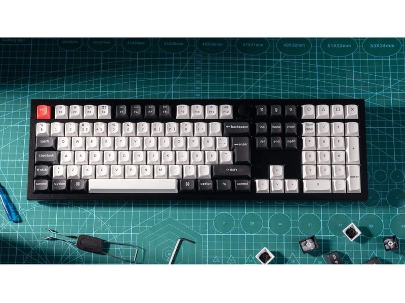 Keychron Gaming-Tastatur Q6 HE Carbon Black QMK Magnetic Switch