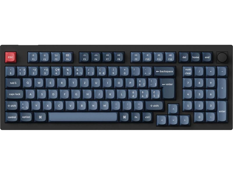 Keychron Gaming-Tastatur V5 Max Black Brown Switch