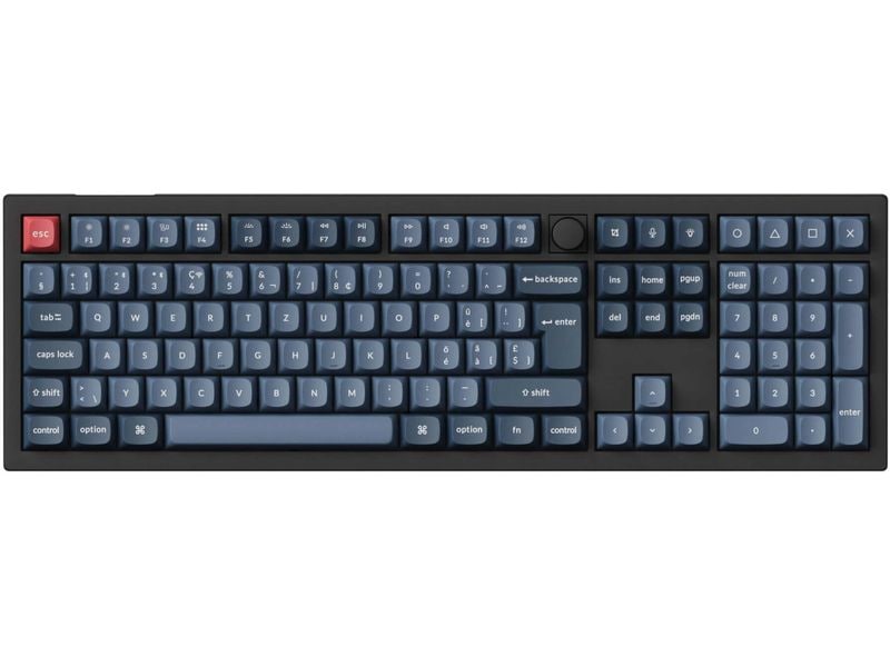 Keychron Gaming-Tastatur V6 Max Black Red Switch