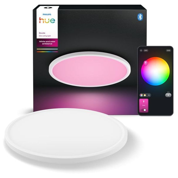Philips Hue LED-Panel Devote WCA slim ceiling RD M