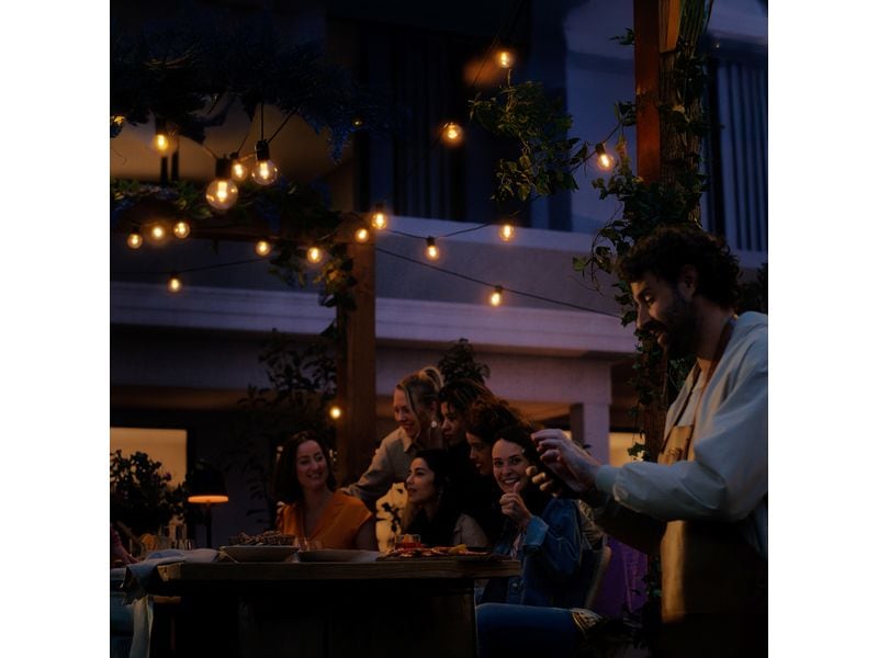 Philips Hue LED-Lichterkette Festavia Globe Outdoor Erweiterung 21 m