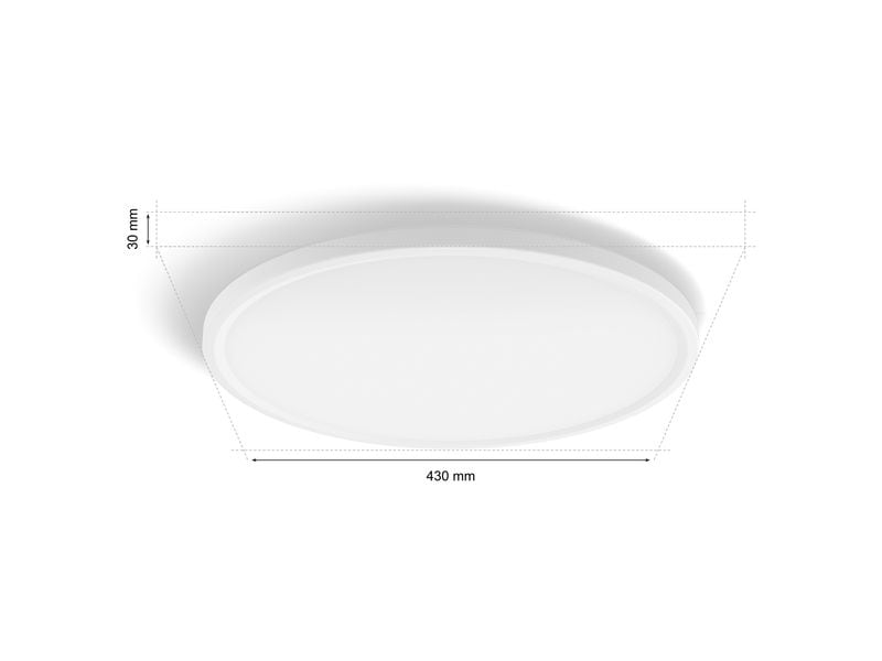 Philips Hue LED-Panel Devote WCA slim ceiling RD M