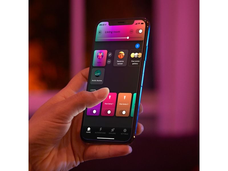 Philips Hue LED-Panel Devote WCA slim ceiling RD M