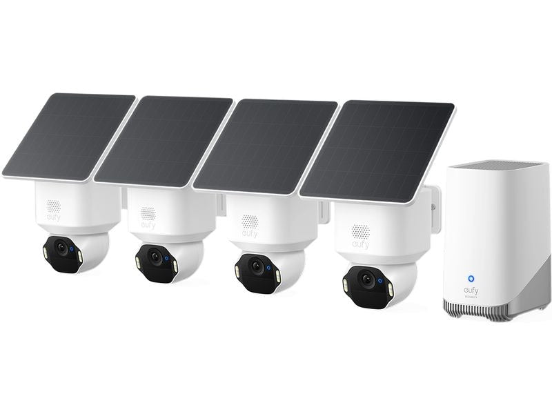 eufy Überwachungsset 4 x SoloCam E42 + HomeBase S380