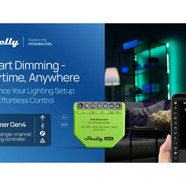 Shelly WLAN-Dimmaktor Dimmer Gen4