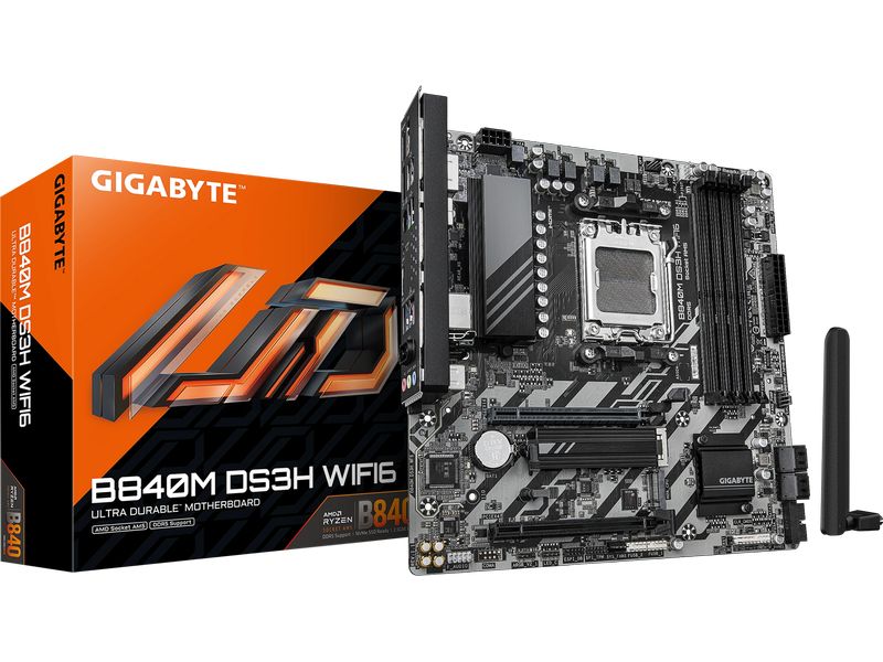 Gigabyte Mainboard B840M DS3H WIFI6