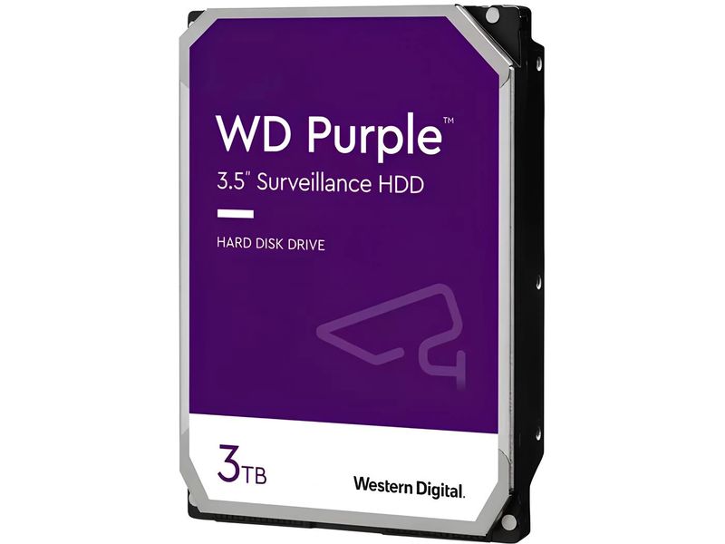 Western Digital Harddisk WD Purple 3.5" SATA 3 TB