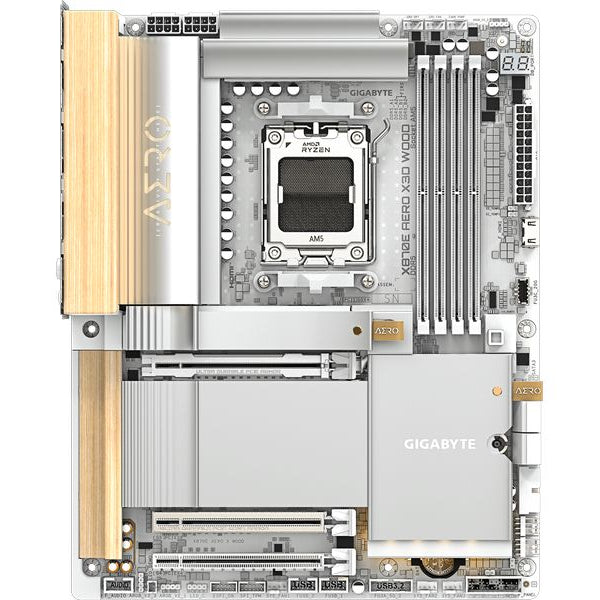 Gigabyte Mainboard X870E AERO X3D WOOD