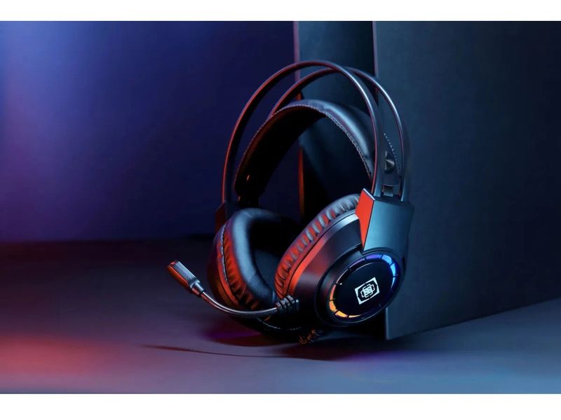 DELTACO Headset GAM-168 Schwarz