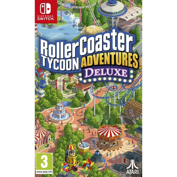 Atari Games RollerCoaster Tycoon Adventures Deluxe [NSW] (D) (Box)