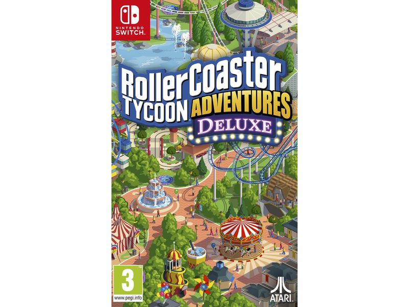Atari Games RollerCoaster Tycoon Adventures Deluxe [NSW] (D) (Box)