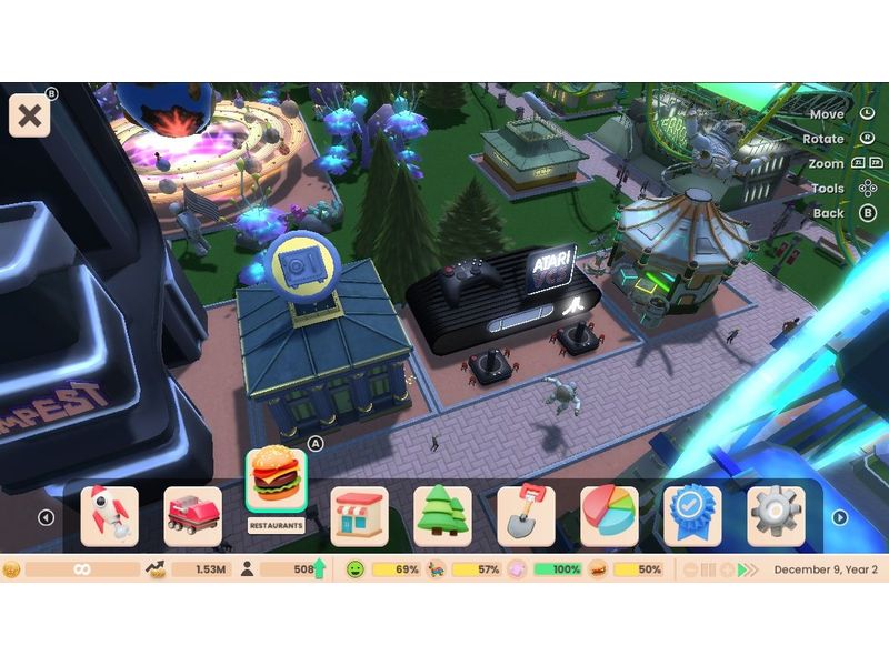 Atari Games RollerCoaster Tycoon Adventures Deluxe [NSW] (D) (Box)