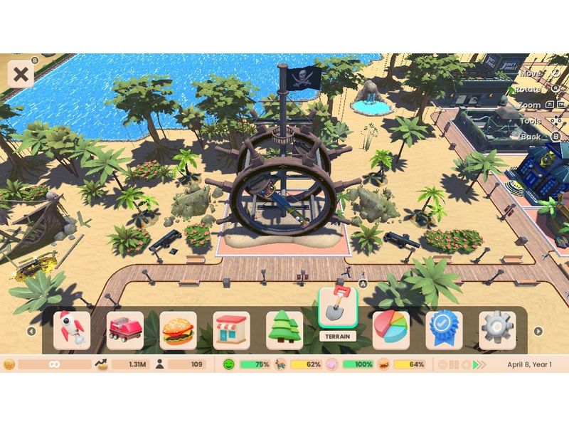 Atari Games RollerCoaster Tycoon Adventures Deluxe [NSW] (D) (Box)