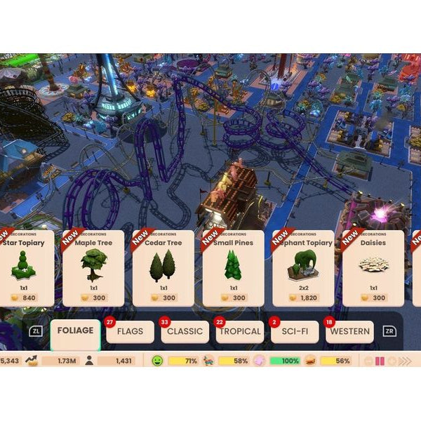 Atari Games RollerCoaster Tycoon Adventures Deluxe [NSW] (D) (Box)