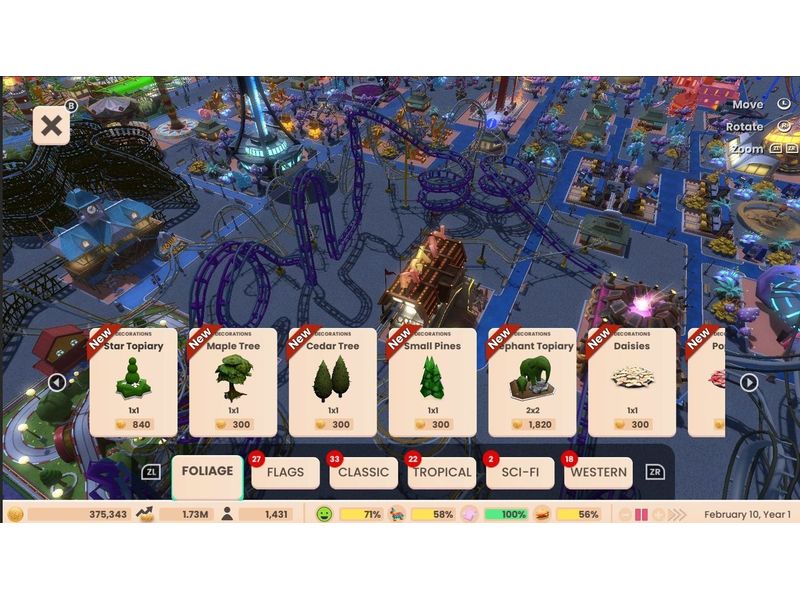 Atari Games RollerCoaster Tycoon Adventures Deluxe [NSW] (D) (Box)