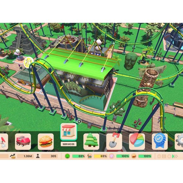 Atari Games RollerCoaster Tycoon Adventures Deluxe [NSW] (D) (Box)