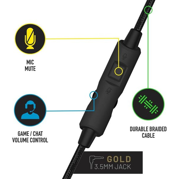 Stealth-Gaming Headset C6-100 Schwarz